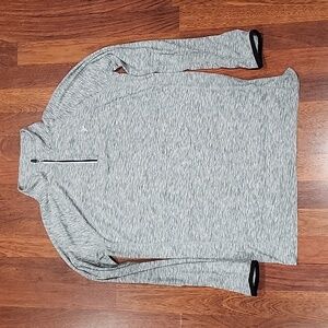 OLD NAVY ON ACTIVE Boys XXL 18 Heathered Gray Quarter Zip Pullover